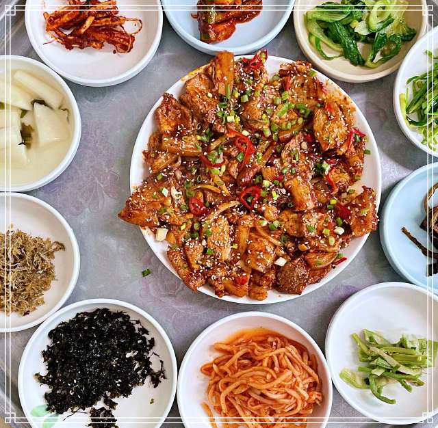 생생정보 전남 장성 돼지 주물럭 맛집