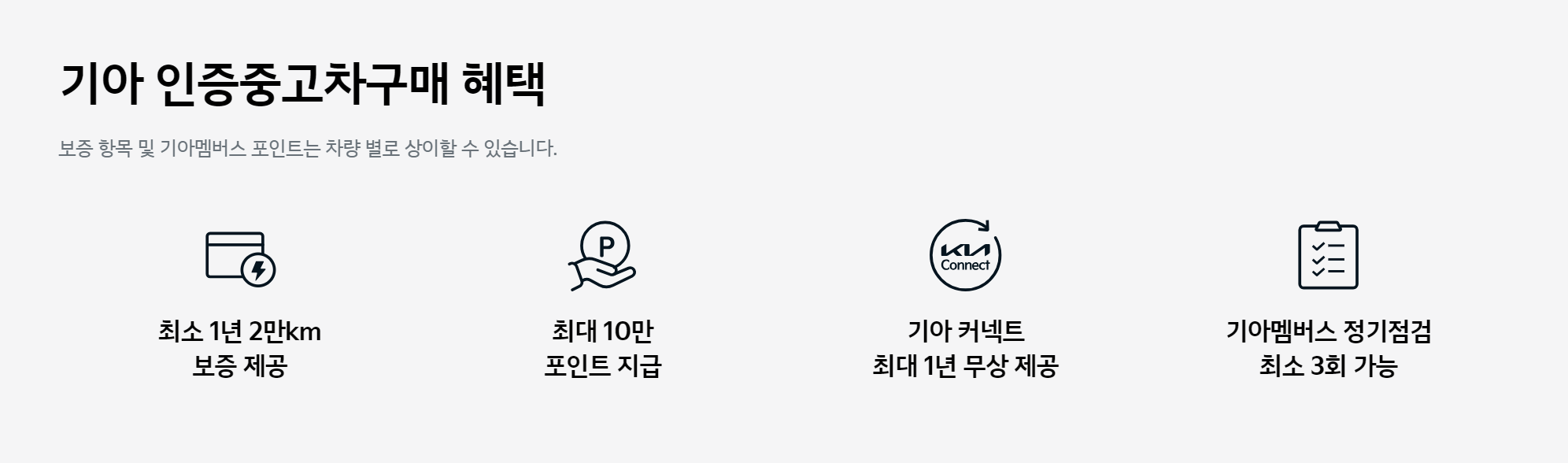 기아자동차 중고차매매 홈페이지 구매 절차