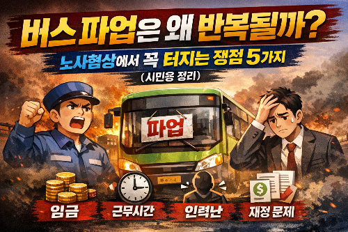 버스 파업은 왜 반복될까