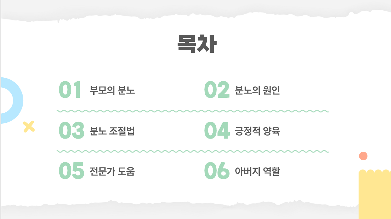 목차