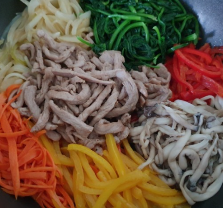 잡채 재료