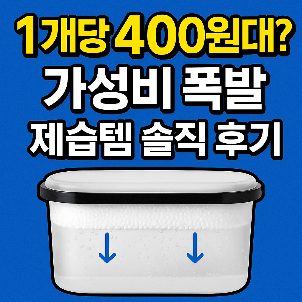 1개당 400원대?! 가성비 폭발 제습템 솔직 후기