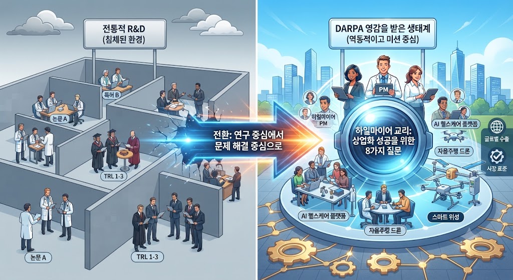 DARPA에서 베우는 기술사업화와 산학협력