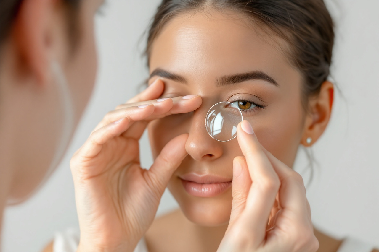 올바른 렌즈착용