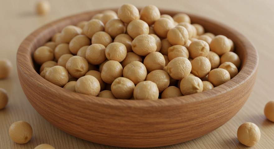 병아리콩 클로즈업 사진