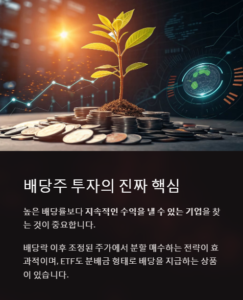 배당주 투자의 진짜 핵심
