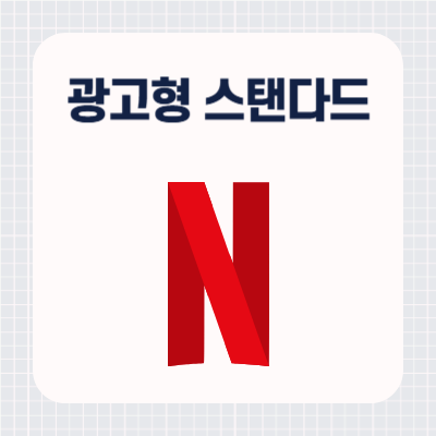 넷플릭스 광고형 스탠다드 후기