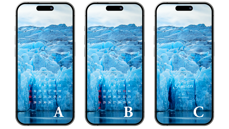 06 칠레 그레이 빙하 ABC - 2025년7월 아이폰배경화면