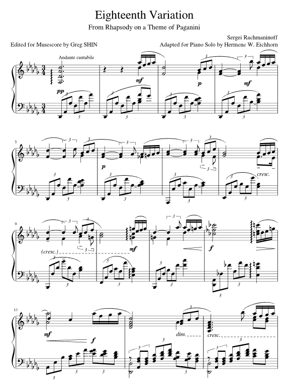 파가니니 주제에 의한 광시곡 관련그림