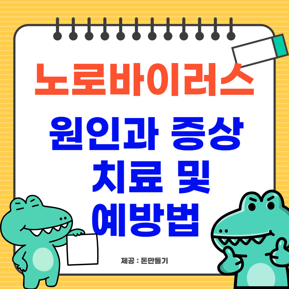 노로바이러스 원인, 증상, 치료, 예방법