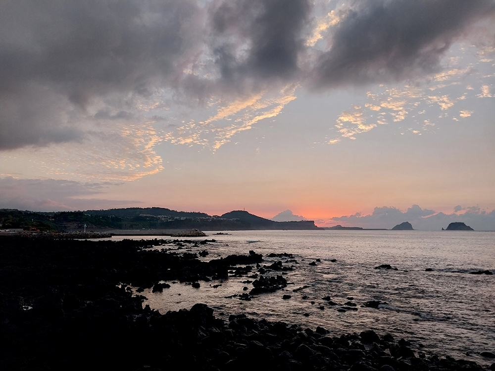 서귀포 법환바다 일출