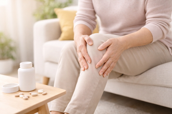 중년 여성의 무릎 관절 관리