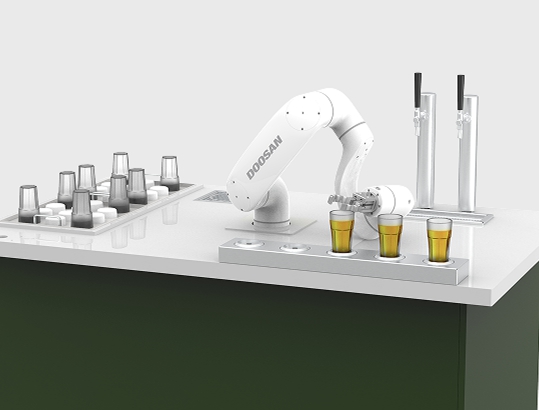 두산로보틱스 맥주 솔루션