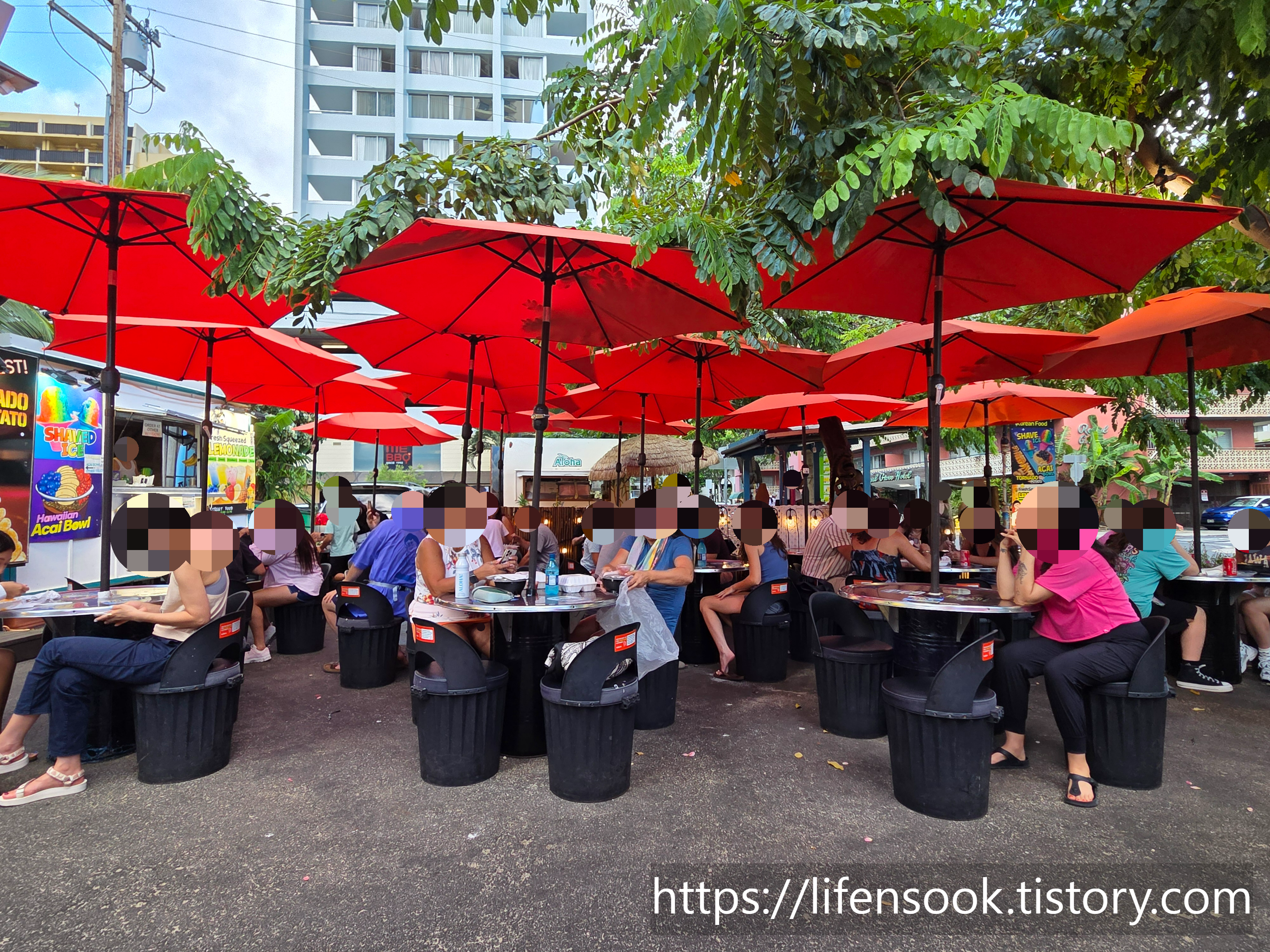 케이 스트리트푸드 야외좌석