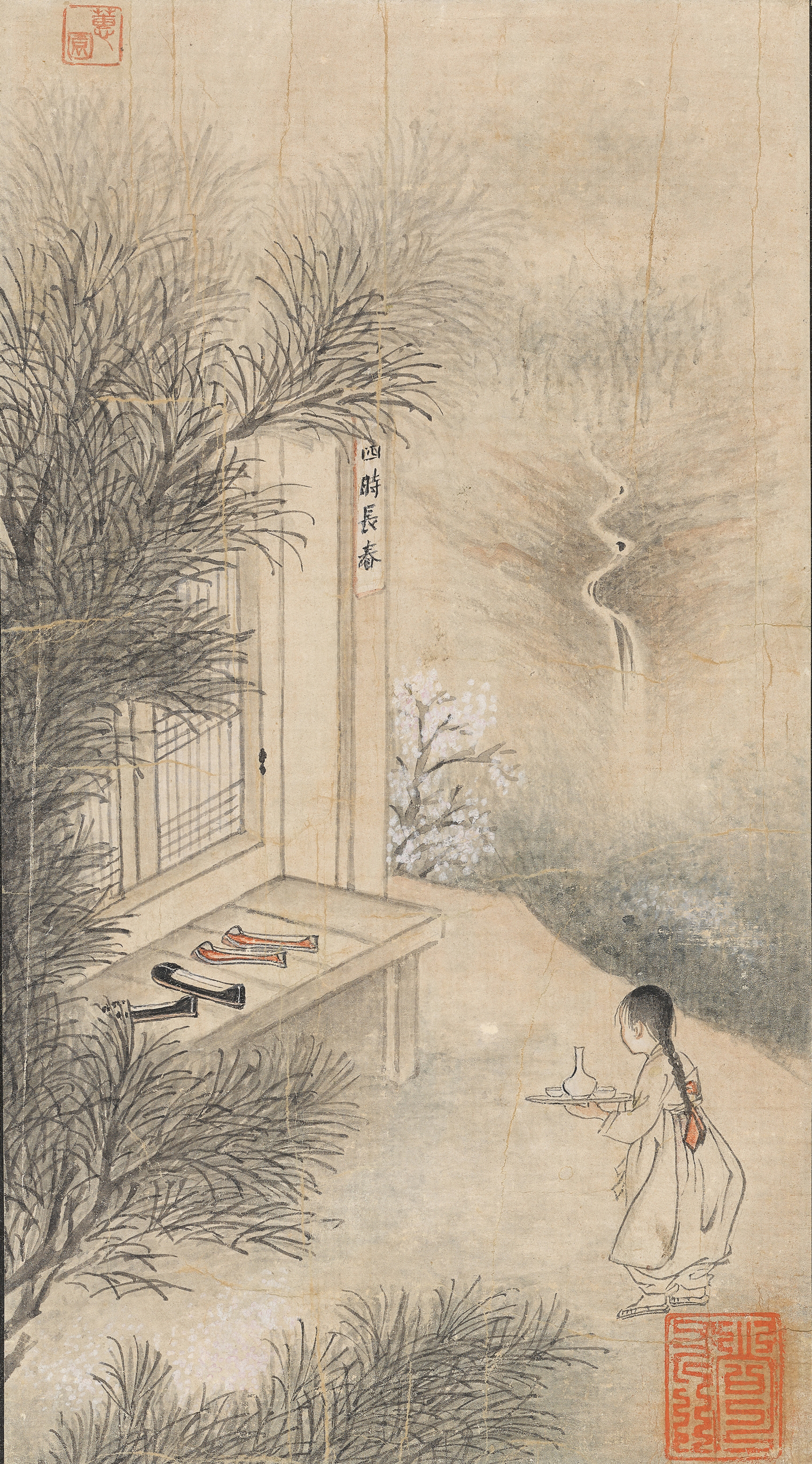 신윤복선생 명작, [봄날이여 영원하라]