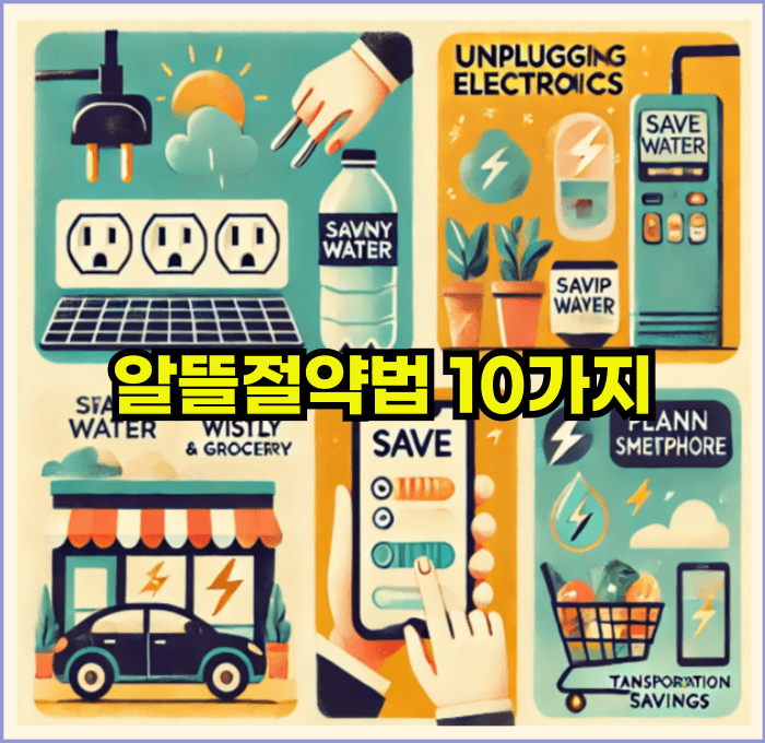 쉽게따라할수있는 알뜰절약법10가지