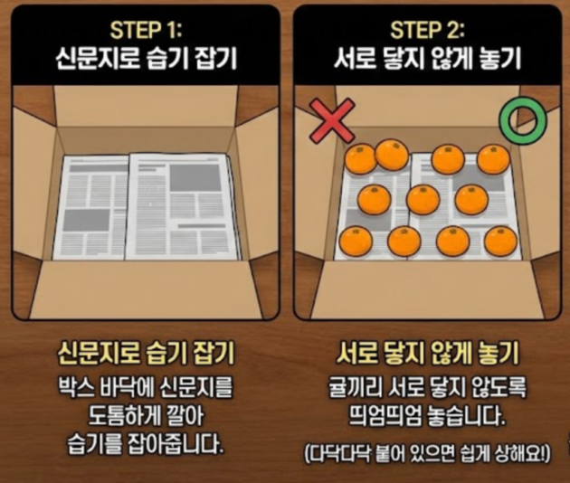 귤 보관방법