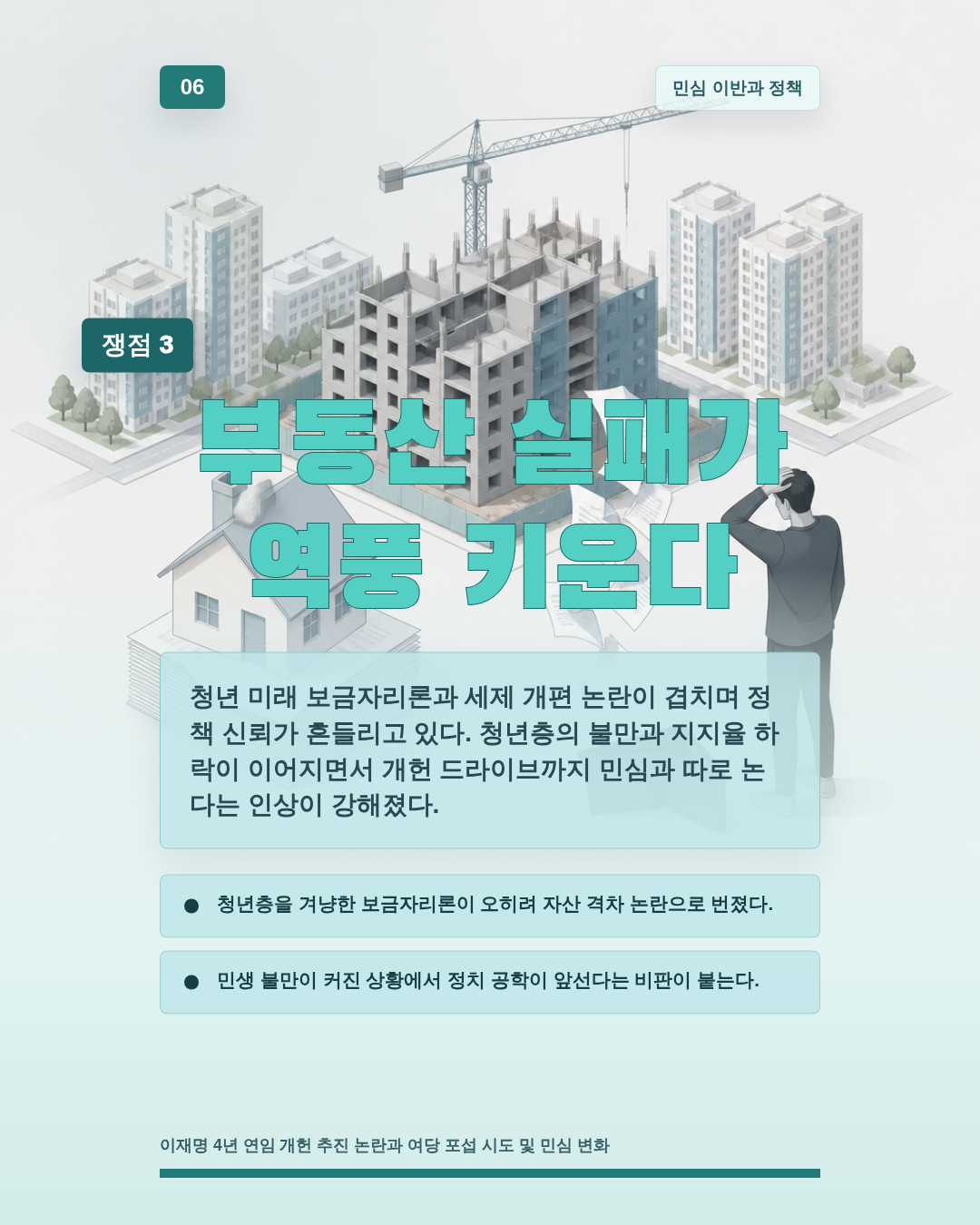 부동산 실패가 역풍 키운다