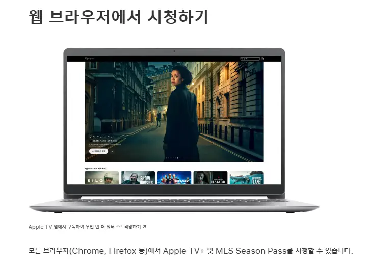 애플TV-웹브라우저-시청