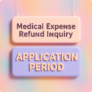 2025 의료비 환급금 조회 신청기간 이미지