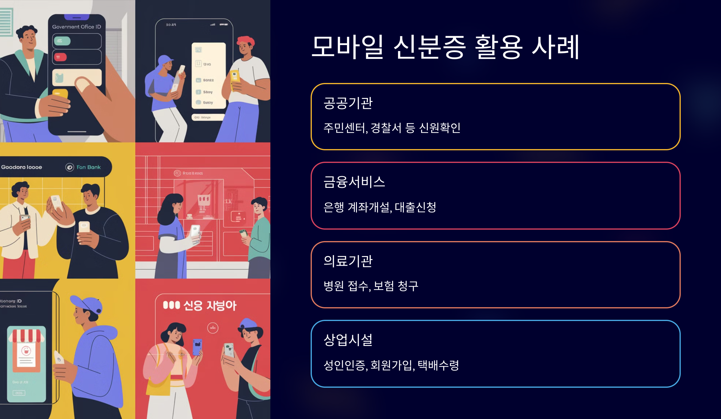 모바일 신분증 활용 사례
