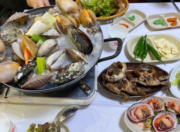 제부도-사강시장-맛조개-맛찌개-깜빡이횟집