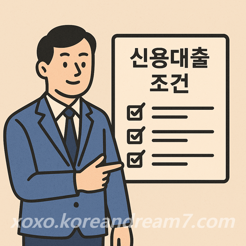 직장인 신용대출 조건