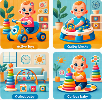 다양한 아이 장난감 이미지