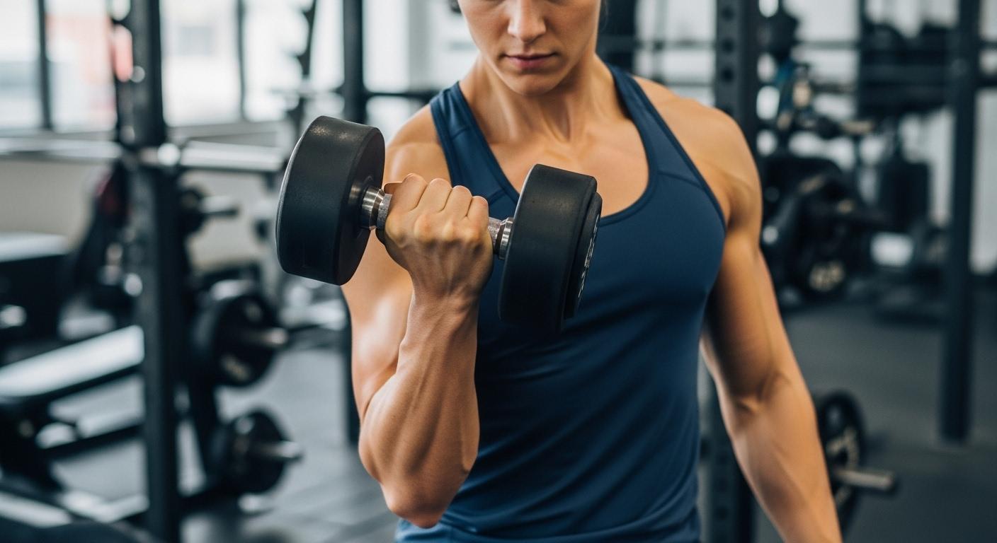 팔뚝살 빼기 아령