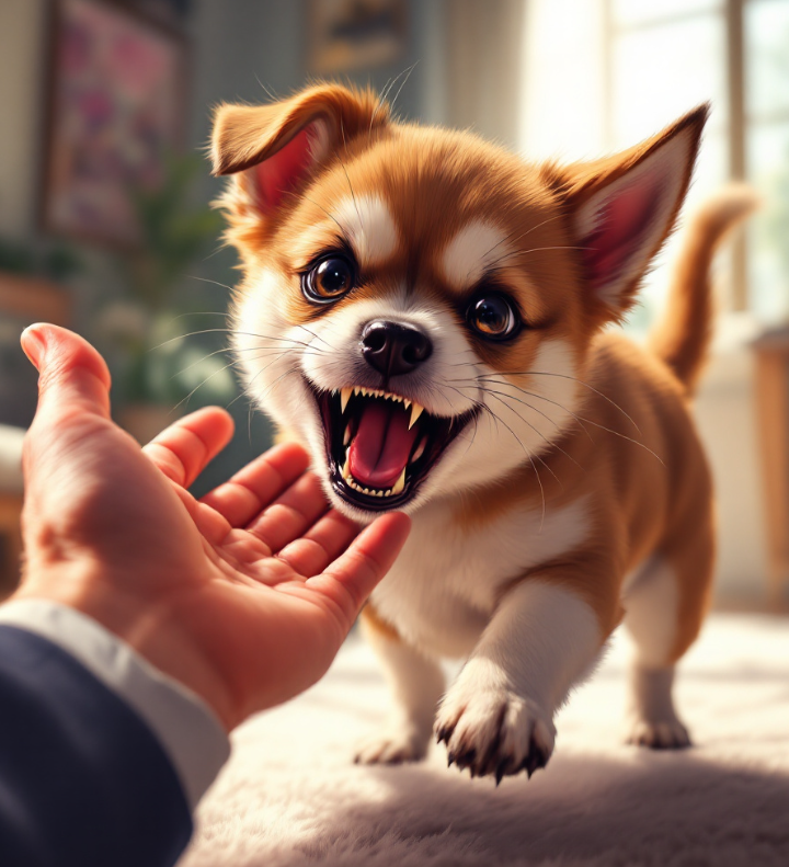 반갑게 짖을 때 꿈해몽