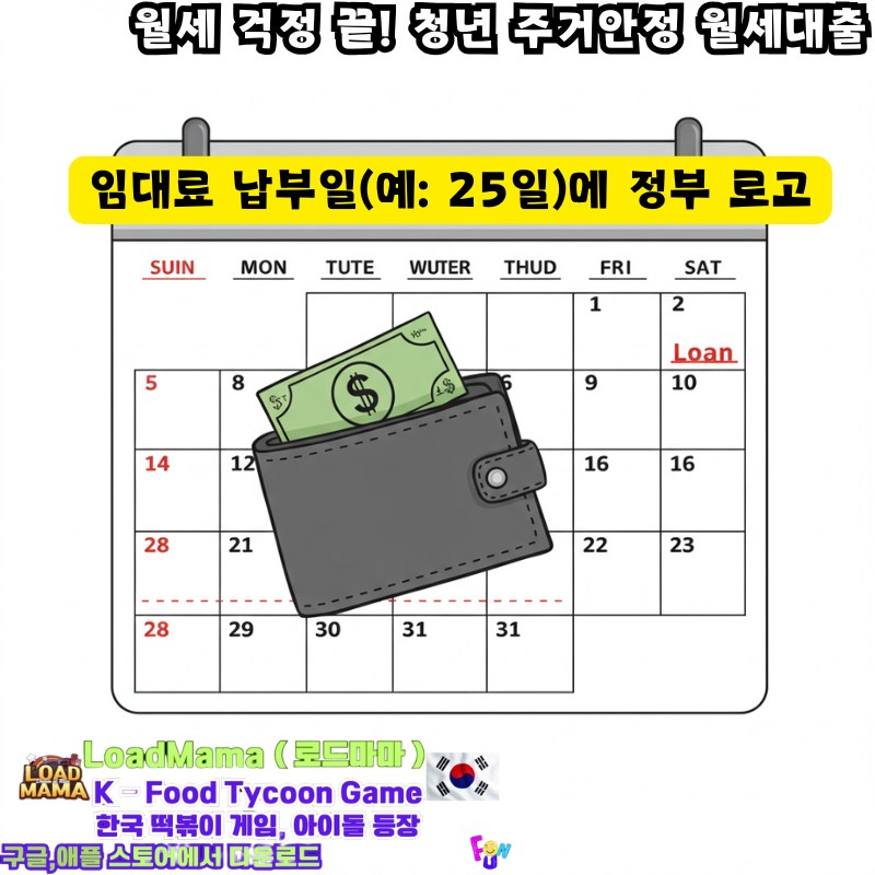 월세 걱정 끝! 청년 주거안정 월세대출 임대료 납부 걱정 없다