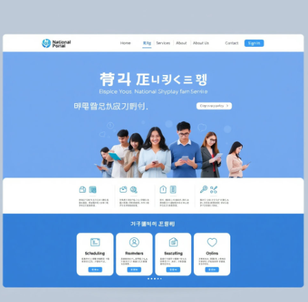 국민비서누리집 홈페이지그림