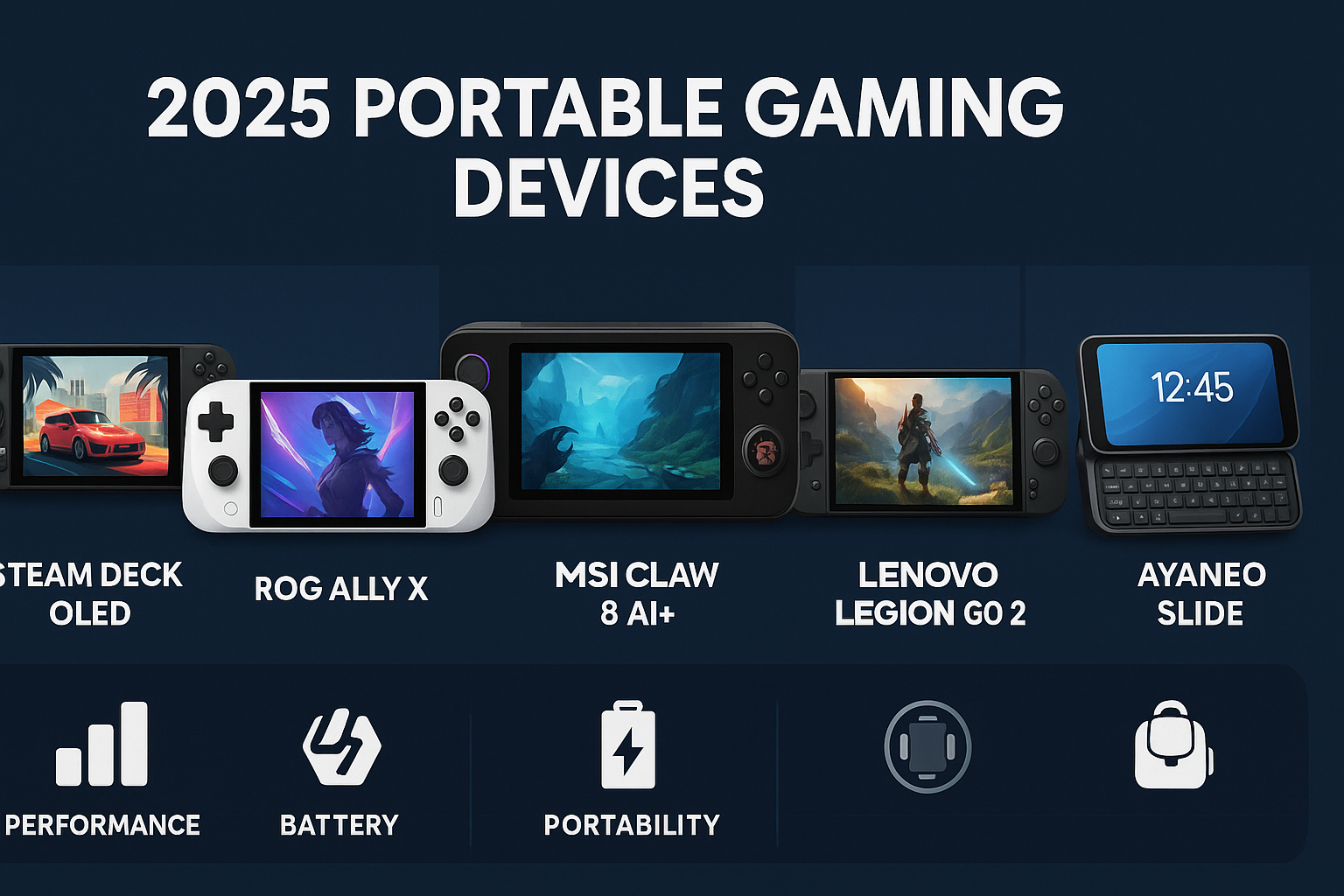 2025 휴대용 게이밍 기기 비교