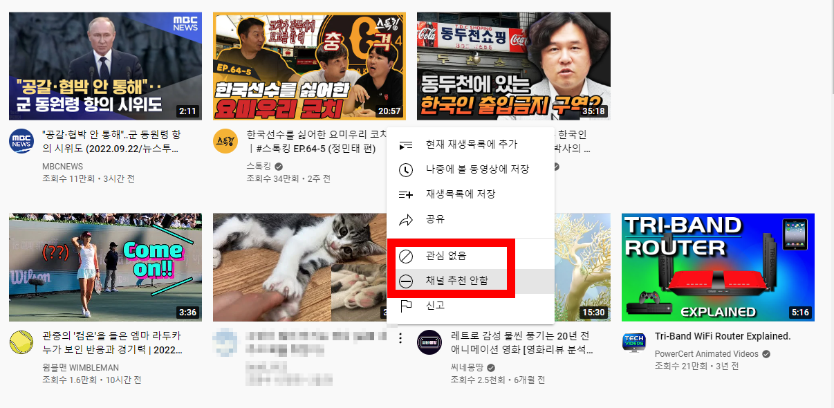 유튜브의 알고리즘의 고백
