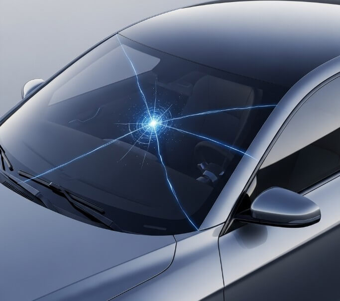 자가치유 유리 기술의 자동차 윈드실드