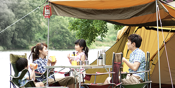 도덕산캠핑장 전경