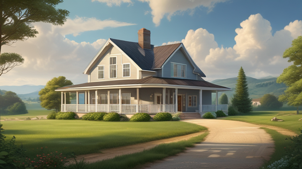 농촌 쉼터 전경 사진