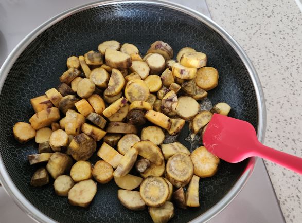 고구마맛탕-만들기-시럽입히기