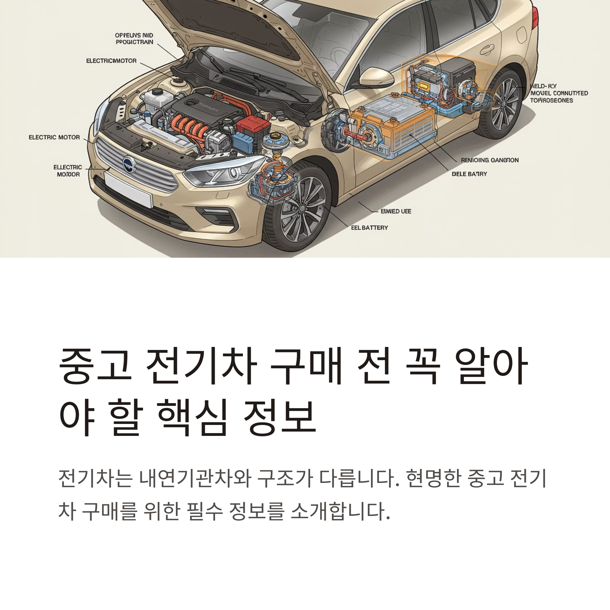 중고 전기차 구매 가이드: 배터리 상태부터 충전 상식까지