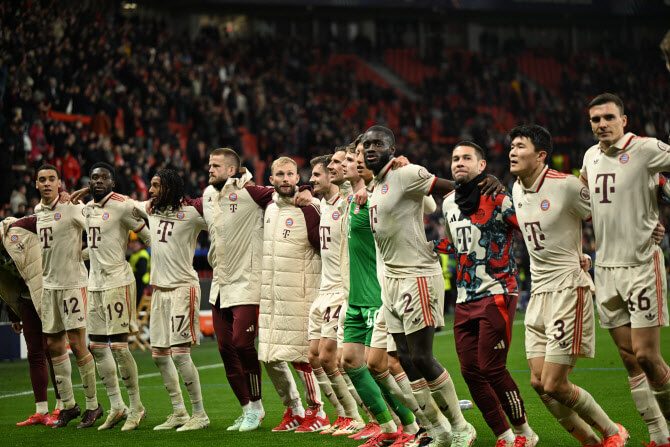 김민재 뮌헨, 레버쿠젠 제압하고 UCL 8강 진출!