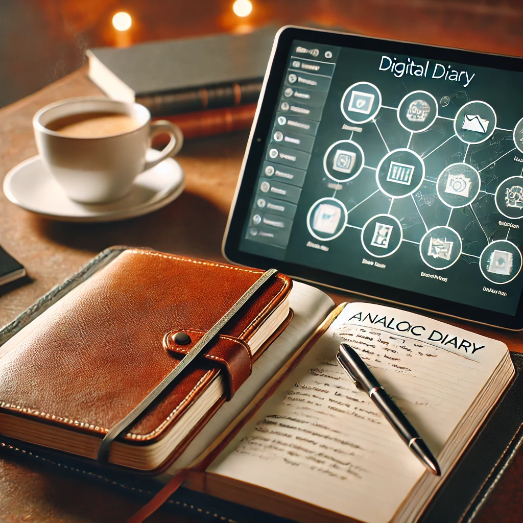 디지털 다이어리와 아날로그 다이어리