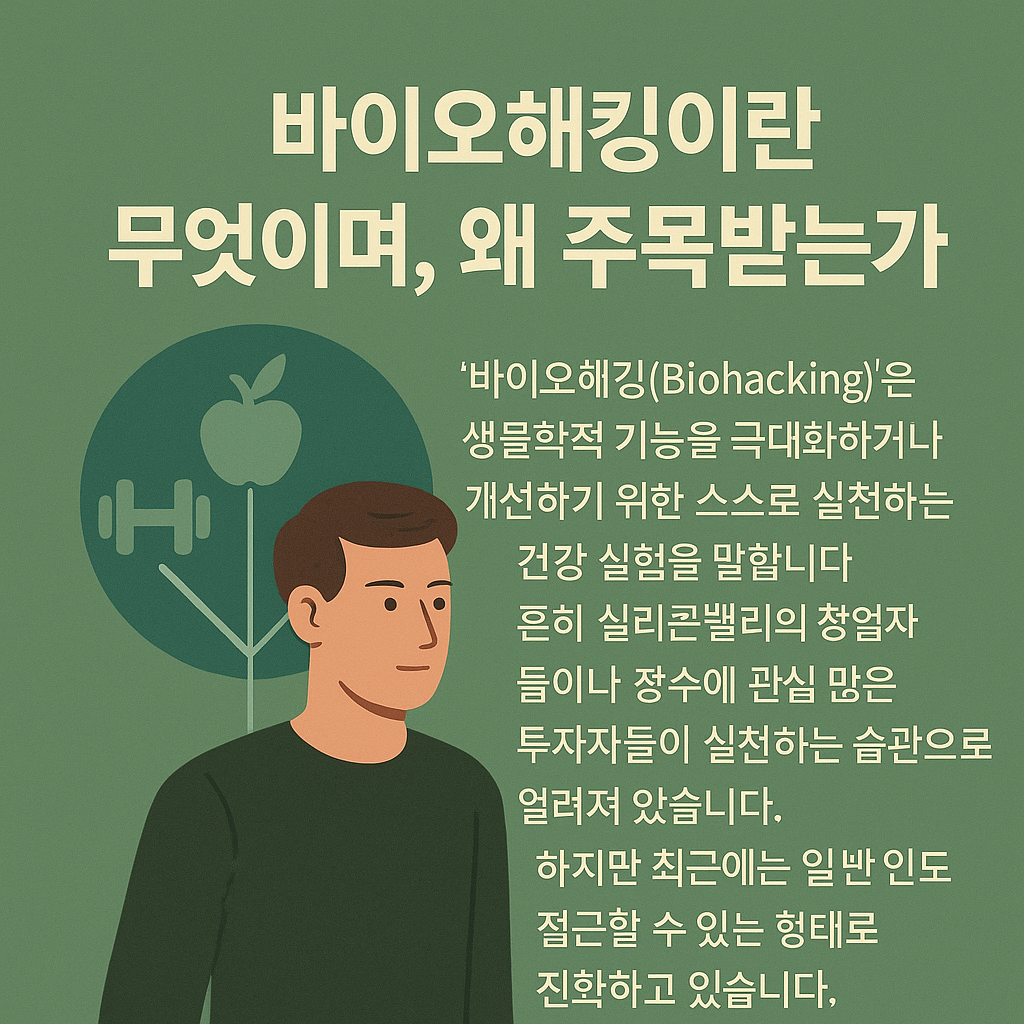 바이오해킹 개념 설명