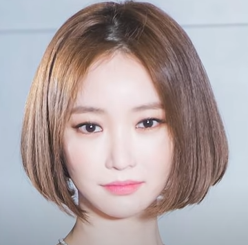 중단발 레이어드컷 부드럽고 차분한 C컬펌