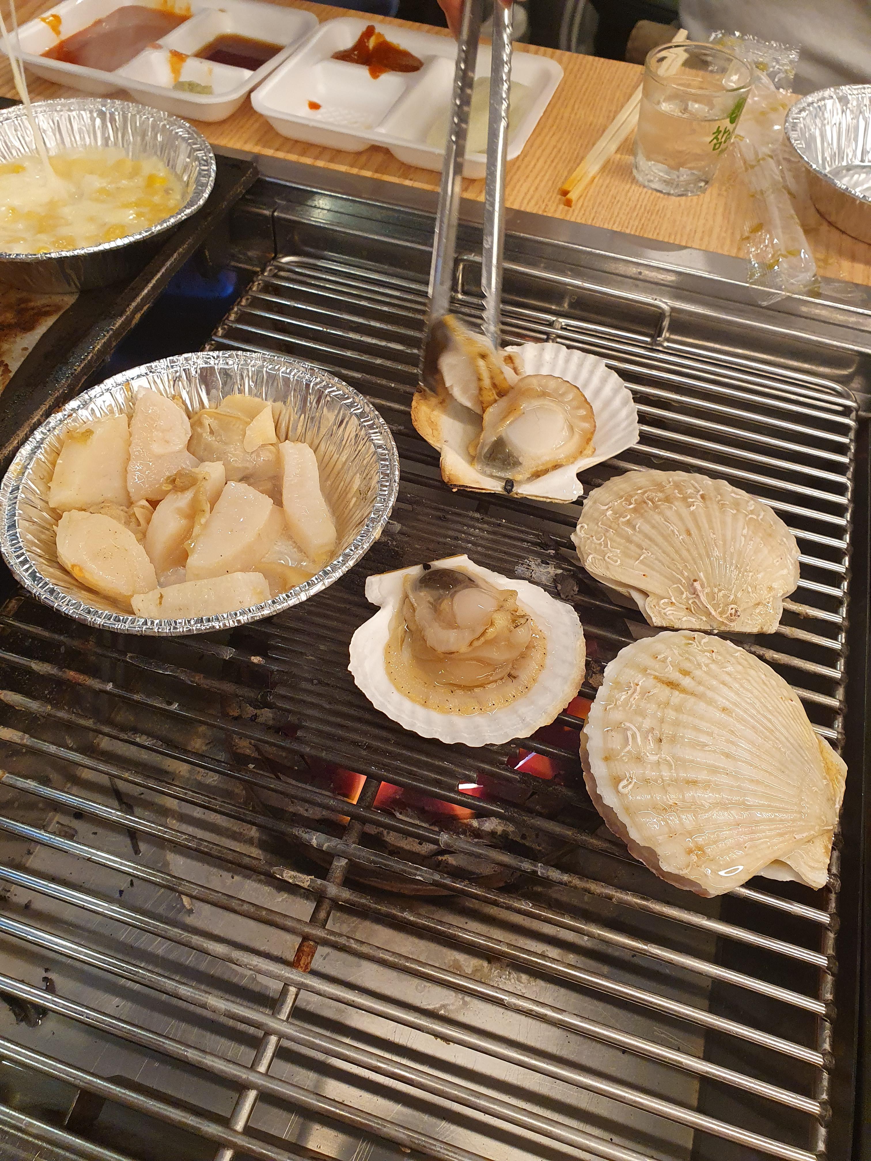 관저동 청춘 무한리필 조개구이 맛있는 백가리비 구이!