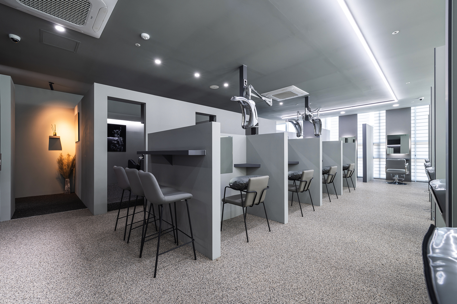 개별미용실시술공간