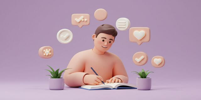 자기연민과-작은-목표를-실천을-보여주는-3D-이미지