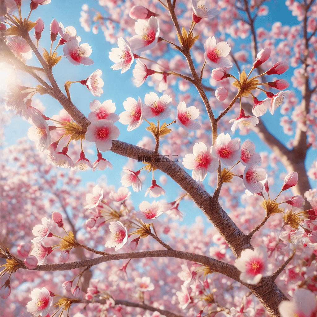 2025년 벚꽃 개화시기 지도 확인 방법(feat. 전국)