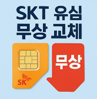 SKT 유심 무상 교체