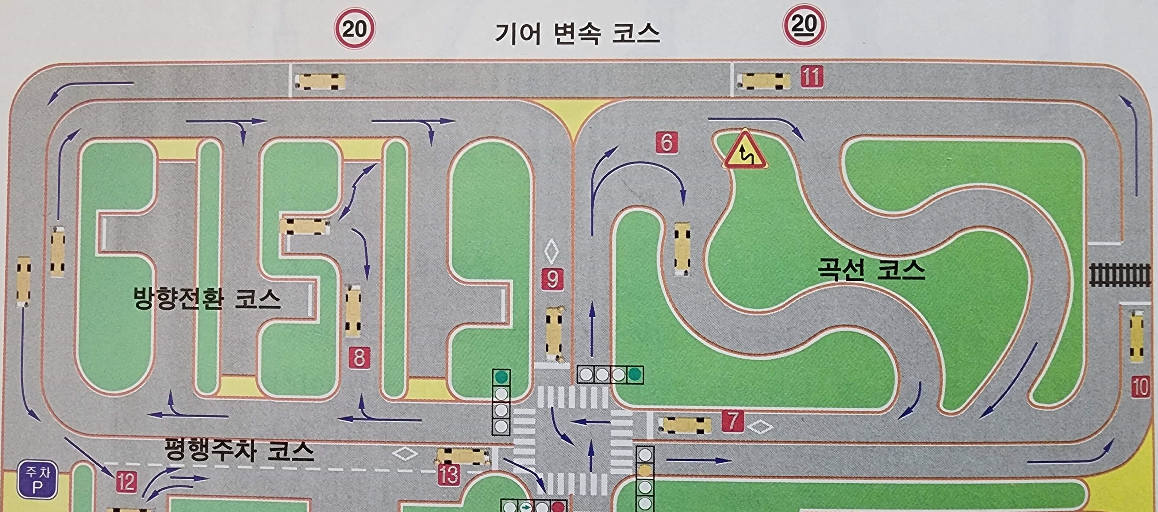 1종대형운전면허코스공식및감점7