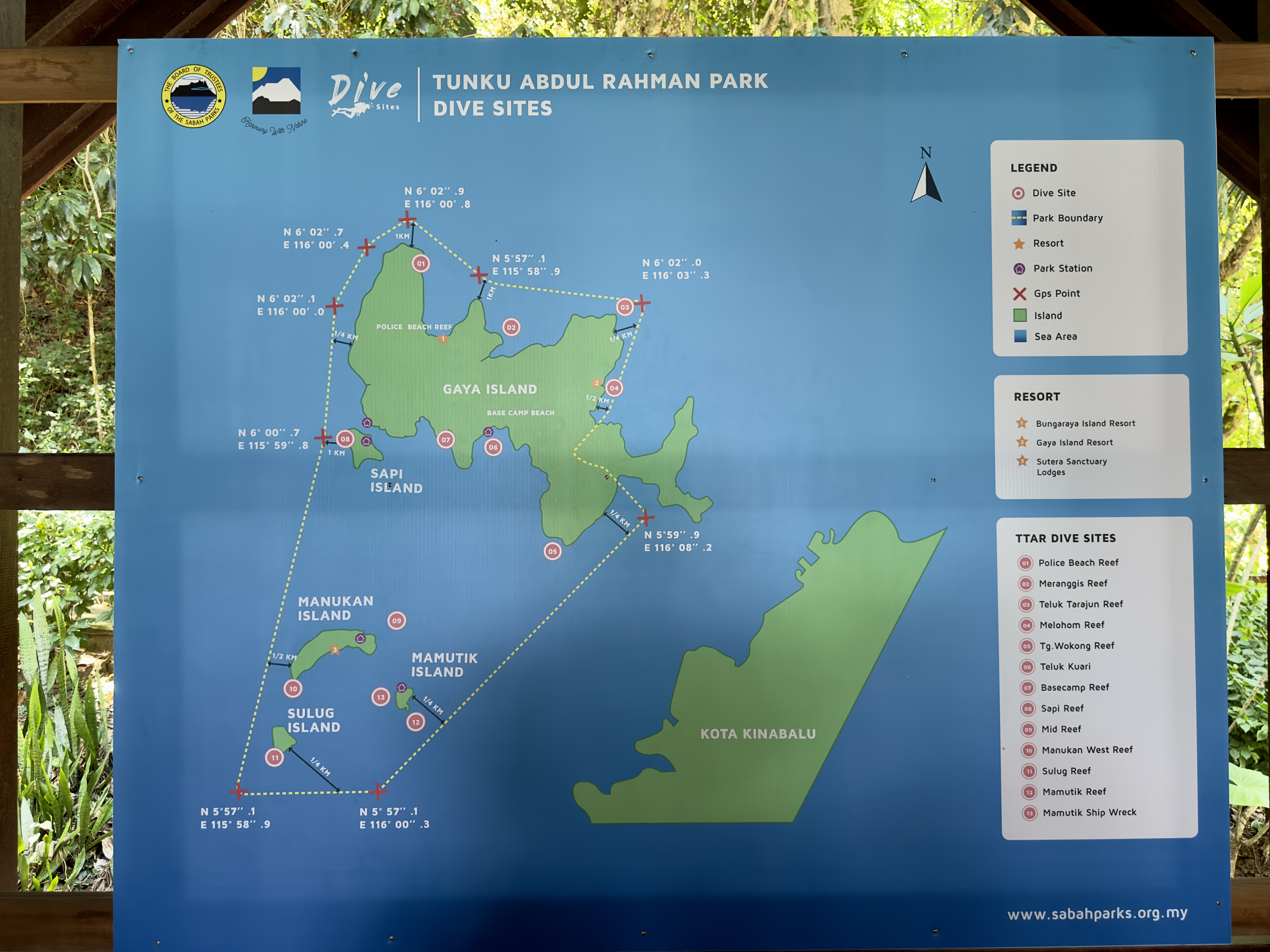 마누칸 섬 지도